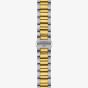 Tissot Mens PR 100 Two Tone White Dial Date Watch T150.410.22.011.00