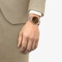 Tissot Mens Ballade Brown Dial Two Tone Bracelet Watch T156.410.22.291.01
