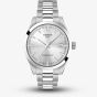 Tissot Mens Gentleman 38mm Powermatic 80 Silver Bracelet Watch T165.807.11.031.00