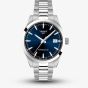 Tissot Mens Gentleman 38mm Powermatic 80 Blue Dial Bracelet Watch T165.807.11.041.00