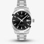 Tissot Mens Gentleman 38mm Powermatic 80 Black Dial Bracelet Watch T165.807.11.051.00