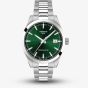 Tissot Mens Gentleman 38mm Powermatic 80 Green Dial Bracelet Watch T165.807.11.091.00