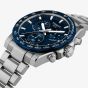 Tissot Mens SuperSport Blue Chronograph Dial Stainless Steel Bracelet Watch T125.417.11.041.00
