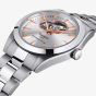 Tissot Gentlemen Silver Open Heart Dial Stainless Steel Bracelet Watch T127.407.11.031.01
