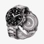 Tissot Mens T-Sport Seastar 1000 Chronograph Black Dial Stainless Steel Bracelet Watch T120.417.11.051.00