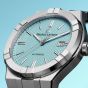 Maurice Lacroix Aikon Baby Blue Summer Limited Edition Watch AI6008-SS00F-431-C