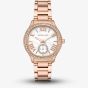 Michael Kors Sage Rose Gold Plated Mother Of Pearl Watch MK4806