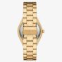 Michael Kors Lennox Gold Plated Blue Dial Watch MK7460