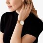 Michael Kors Runway Slim Brown Leather Strap Watch MK7465