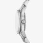 Michael Kors Lexington Silver Tone Crystal Watch MK4843