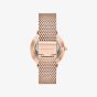 Michael Kors Ladies Pyper Rose Gold Mesh Watch MK4340
