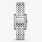 Michael Kors Emery Silver Tone Crystal Pave Blue Dial Watch MK4829