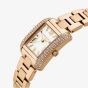 Michael Kors Emery Gold Tone Mother Of Pearl Crystal Pave Watch MK4867