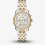 Michael Kors Ladies Mini Bryant Two-Tone Chronograph Watch MK7532