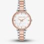 Michael Kors Ladies Pyper Two Tone Silver & Rose Gold Watch MK4920