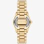 Michael Kors Ladies Mini Lexington Green Dial Gold - Tone Bracelet Watch MK7622