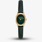 Michael Kors Ladies Green Petite Maude Gold -Tone and Lizard Embossed Leather Watch MK7633