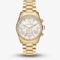 Michael Kors Ladies Lexington Chronograph Bracelet Watch MK7241