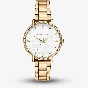 Michael Kors Ladies Pyper White Logo Dial Watch MK4666