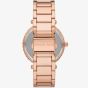 Michael Kors Ladies Parker Rose Gold Plated Watch MK4695