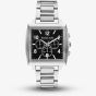 Michael Kors Mens Rhys Black Square Dial Chronograph Watch MK9230