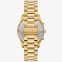 Michael Kors Mens Oversized Lexington Gold -Tone Bracelet Watch MK9276