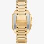 Michael Kors Mens Hayes Oversized Black Dial Gold -Tone Sport Bracelet Watch MK9281