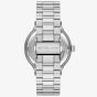 Michael Kors Mens Oversized Billie Blue Dial Silver - Tone Bracelet Watch MK9284