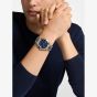 Michael Kors Mens Oversized Billie Blue Dial Silver - Tone Bracelet Watch MK9284