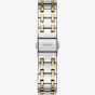 Guess Ladies Desire Two Tone Black Dial Crystal Watch GW0770L4