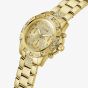 Guess Ladies Majesty Gold Plated Crystal Watch GW0771L2