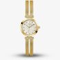 Guess Ladies Array Gold Tone Mother Of Pearl Crystal Watch GW0471L2