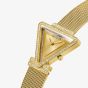 Guess Ladies Fame Gold Tone Triangular Crystal Watch GW0508L2