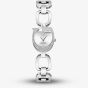 Guess Ladies Gia Silver G Shape Crystal Watch GW0683L1