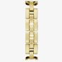 Guess Ladies Gia Gold Tone G Shape Crystal Watch GW0683L2