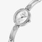 Guess Ladies Lovely Silver Crystal Heart Watch GW0655L1
