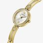 Guess Ladies Lovely Gold Tone Crystal Heart Watch GW0655L2