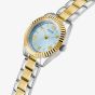Guess Ladies Mini Luna Two Tone Blue Dial Watch GW0687L4