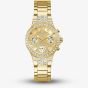Guess Ladies Moonlight Gold Tone Crystals Watch GW0320L2