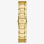 Guess Ladies Quattro Clear Gold Tone Skeleton Dial Watch GW0300L2