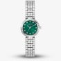 Guess Ladies Clara Silver Tone Green Dial Watch GW0930L1