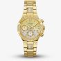 Guess Ladies Harlow Gold Plated Multifunction Dial Watch GW0950L2