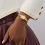 Guess Ladies Penelope Gold Plated Oval Watch GW0924L2