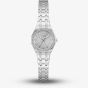 Guess Ladies Pixie Silver Crystal Bezel Watch GW0931L1