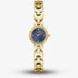 Guess Ladies Siren Gold Tone Blue Dial Bracelet Watch GW1019L2