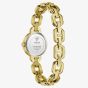 Guess Ladies Siren Gold Tone Blue Dial Bracelet Watch GW1019L2
