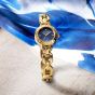 Guess Ladies Siren Gold Tone Blue Dial Bracelet Watch GW1019L2