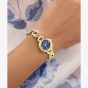 Guess Ladies Siren Gold Tone Blue Dial Bracelet Watch GW1019L2