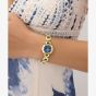Guess Ladies Siren Gold Tone Blue Dial Bracelet Watch GW1019L2
