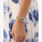 Guess Ladies Siren Gold Tone Blue Dial Bracelet Watch GW1019L2